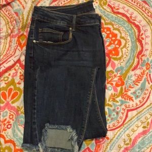 ChicSoul Rare Gem Jeans, Dark Wash